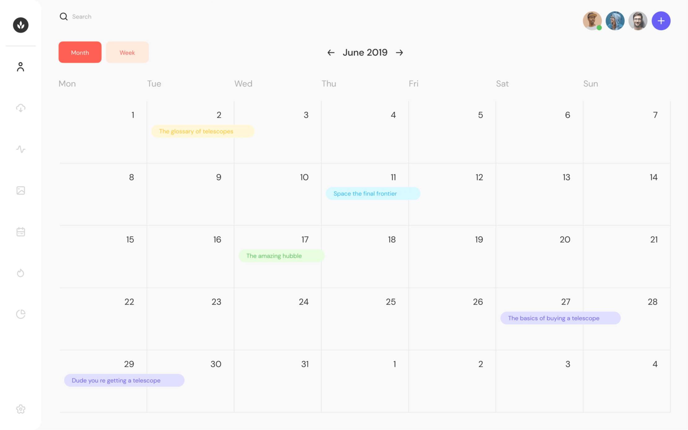 preview dashboard