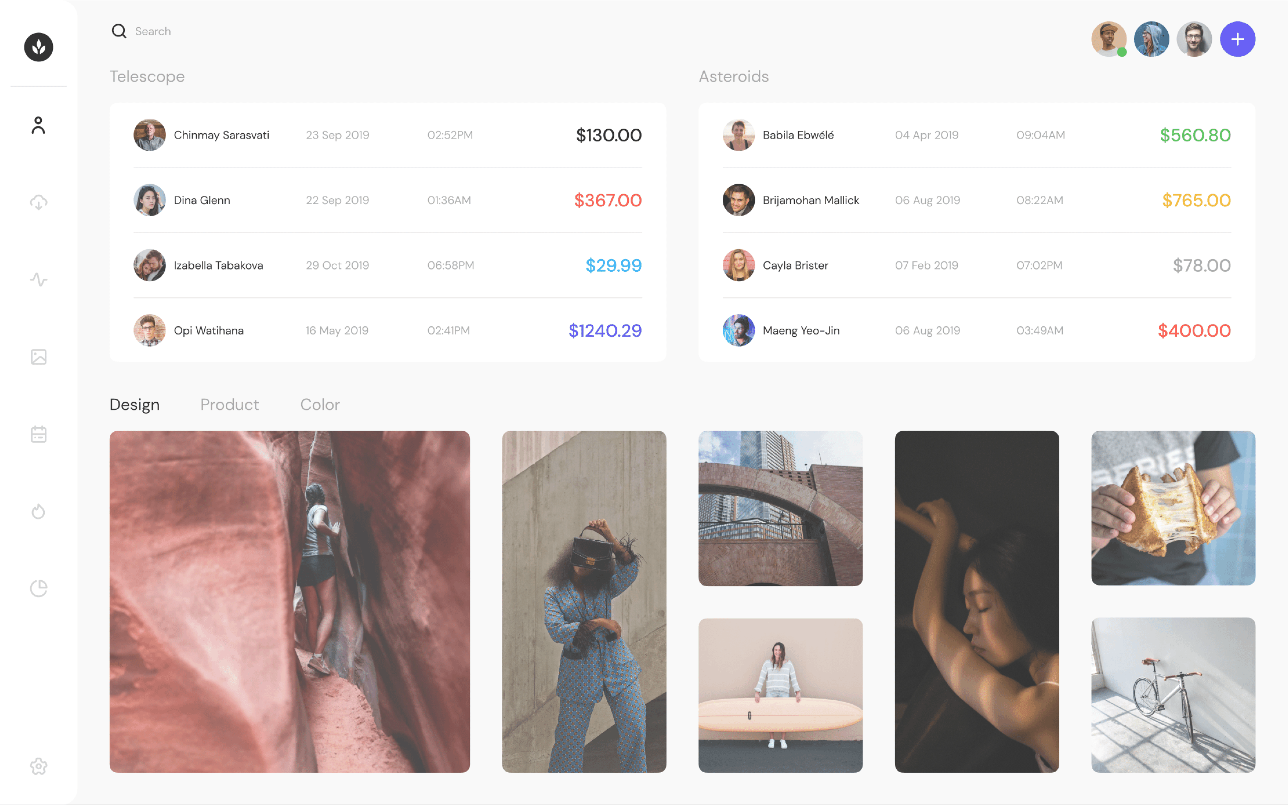 preview dashboard